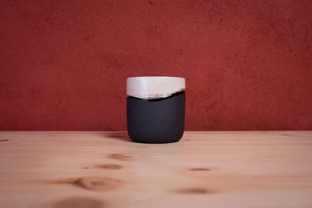 Tasse Café Céramique Grès, A L'état Brut,