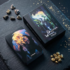 Glimmer Walker Tarot Deck v2: 78-Card RW Deck with Gilded Edges image 11