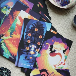 Glimmer Walker Tarot Deck v2: 78-Card RW Deck with Gilded Edges image 7
