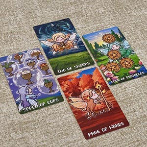 8 Bit Fantasy -- Lost Fairy Tarot image 8