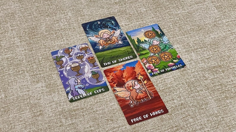 8 Bit Fantasy -- Lost Fairy Tarot image 8