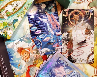 Cardamom Dreams Anime Tarot Deck: 78-card Fantasy Art Travel Tarot