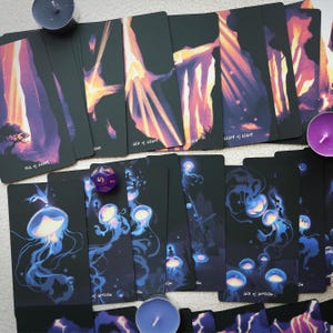 Glimmer Walker Tarot Deck v2: 78-Card RW Deck with Gilded Edges image 8