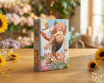 Mirasol and Caisie of the Year Tarot Deluxe Edition, Nostalgic & Healing Gift for Tarot Lover