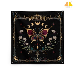 Wonderland -- Schmetterlings-Lesetuch-- Designer-Karte inklusive