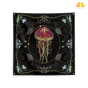 Wonderland --Jellyfish Reading Cloth-- Designer Karte inklusive