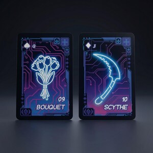 Terminal Revelation Lenormand | Cyber Modern Divination Cards, Deck for Love, Career & Intuition image 6