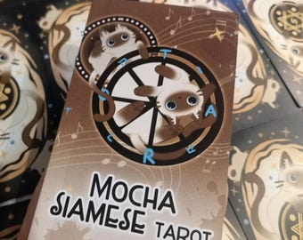 Mocha Siamese Cat Tarot Deck: 78-Card Set for Cat Lovers