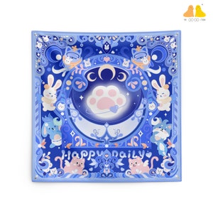 Carte signée du designer en tissu Happy Daily Reading incluse