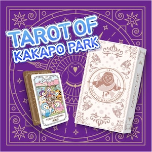 Tarot del Parque Kakapo: una baraja de tarot universal de 78 + 1 carta RW + un paño dorado para leer kakapo, su camino hacia la sabiduría natural y la conservación del kakapo
