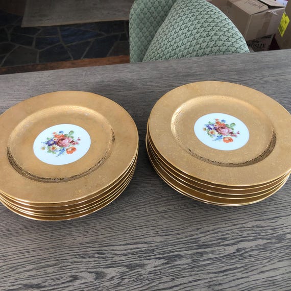 Royal Bavarian Hutschenreuther SELB, HUT 660, 22 Carat Gold