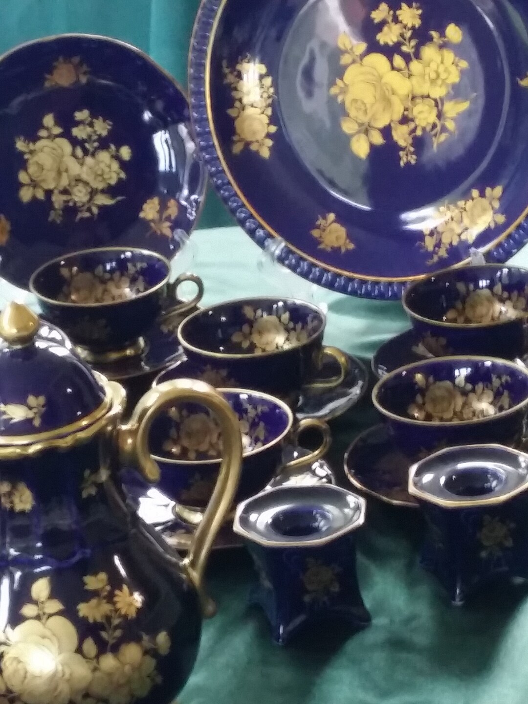Bareuther Waldsassen Bavaria Germany. 25 Piece Dessert Set. Echt
