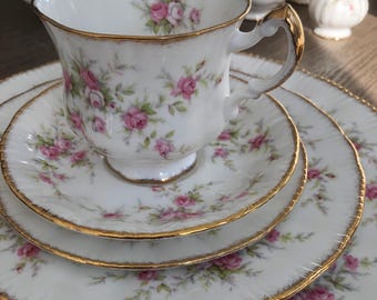 Vintage Paragon Victoriana Rose Dinnerware, 88 Pc Service for 10