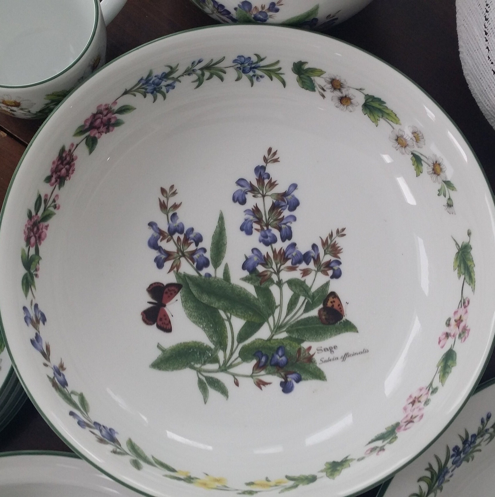 Royal Worcester Herbs Vintage 1990's Excellent Condition, Great
