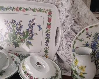 Royal Worcester, Herbs Collection, Dish 9