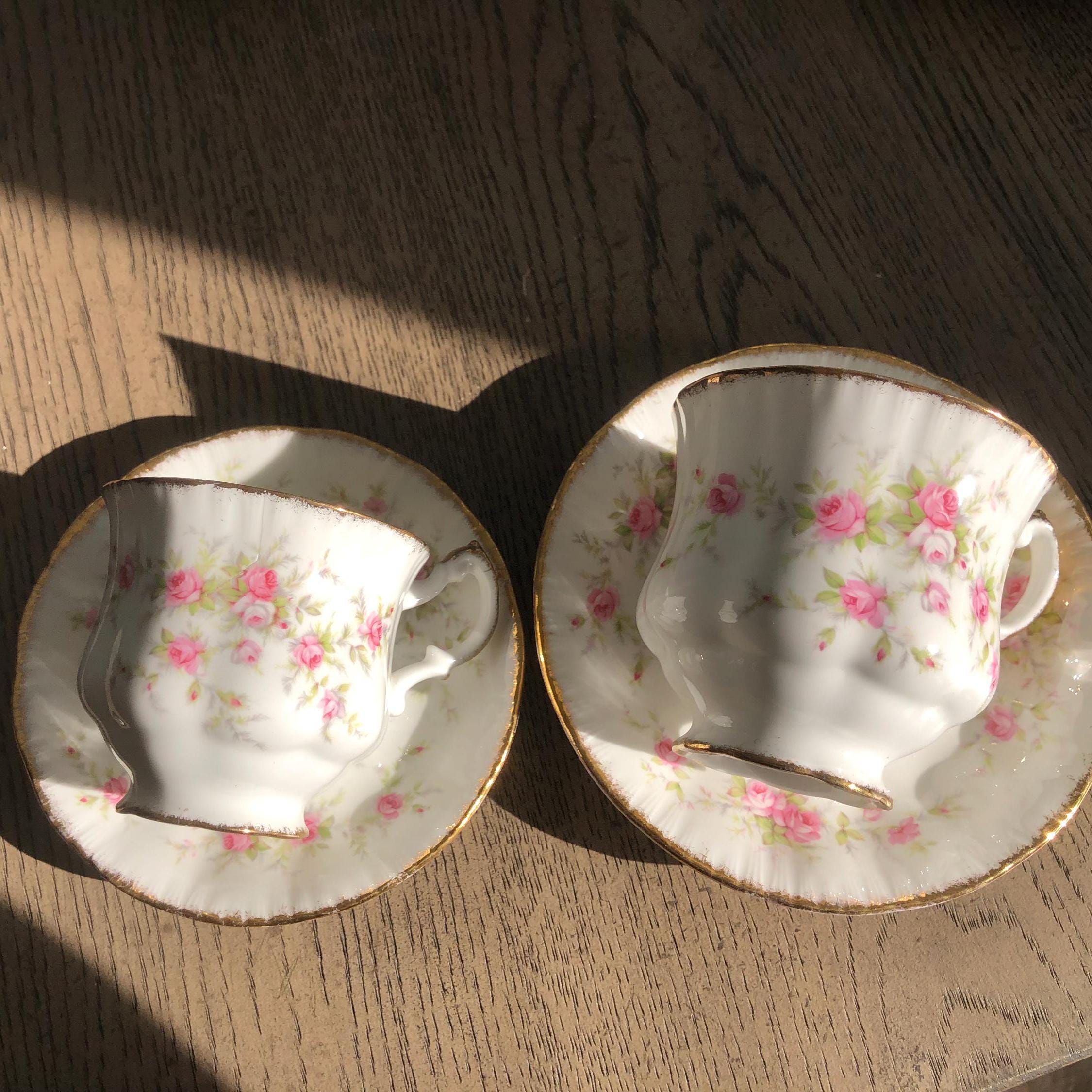 Vintage Paragon Victoriana Rose Dinnerware, 88 Pc Service for 10