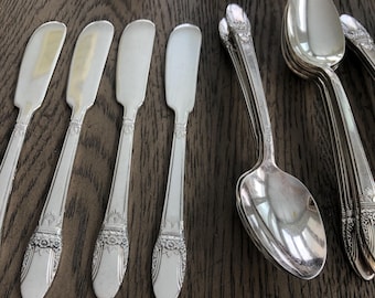 First Love, 1847 Rogers First Love Pattern, Silverplate