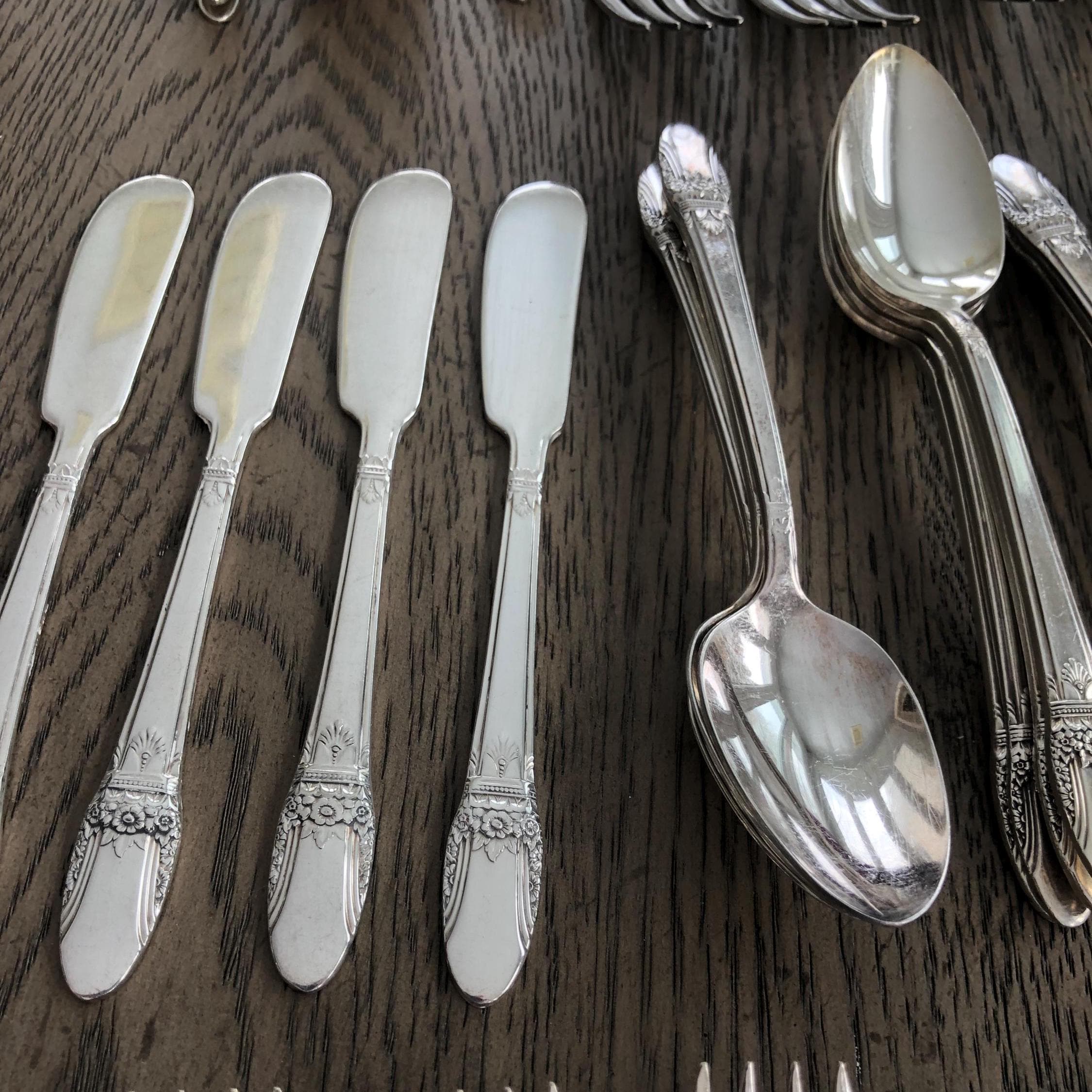 First Love, 1847 Rogers Bros. First Love Pattern, Silverplate