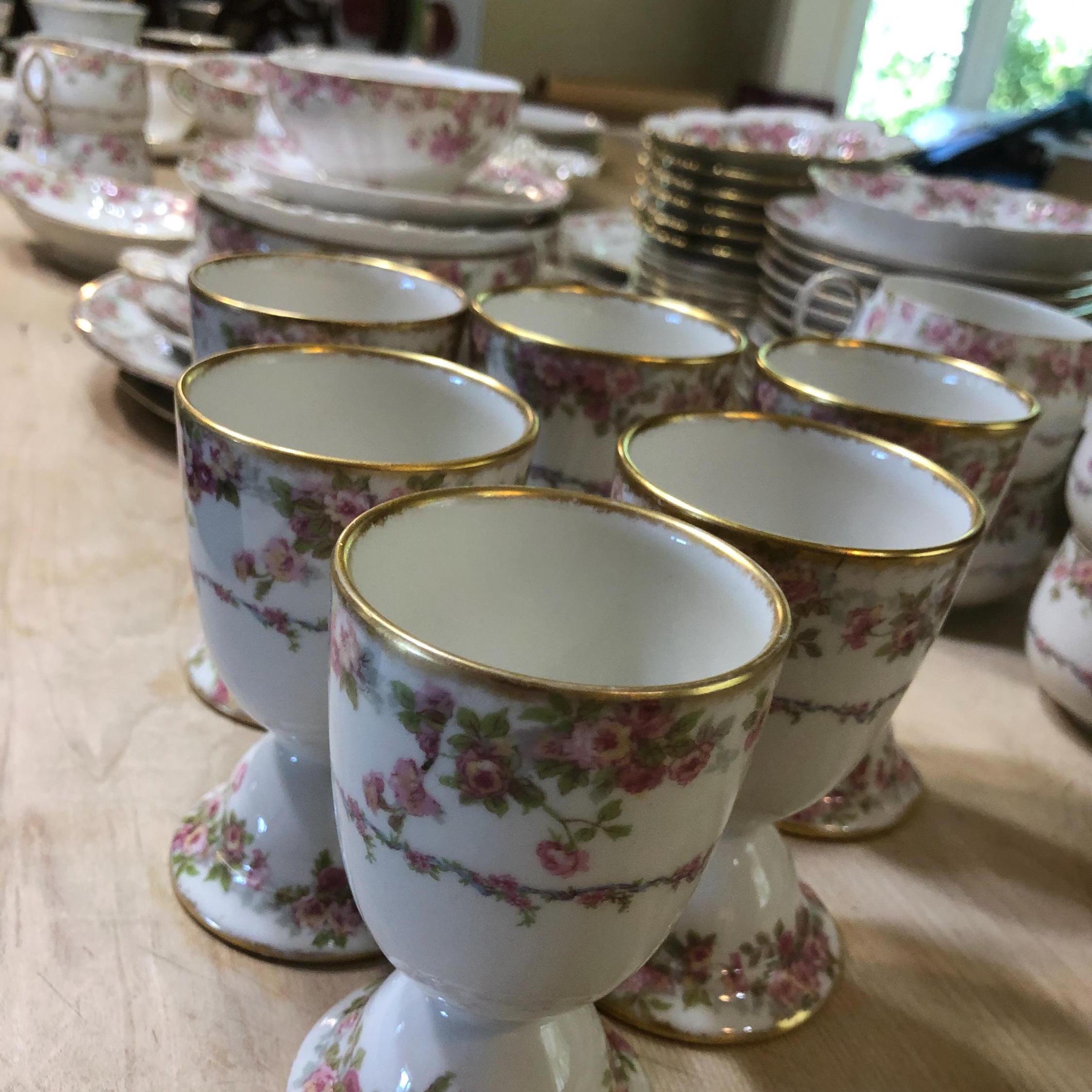 CH.FIELD HAVILAND 3点SET CH Field Haviland Limoges 22 Pieces GOA Groupings. 6 of Each - Egg