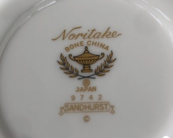 Vintage Noritake Sandhurst Bone China Dinnerware, 48-piece Set