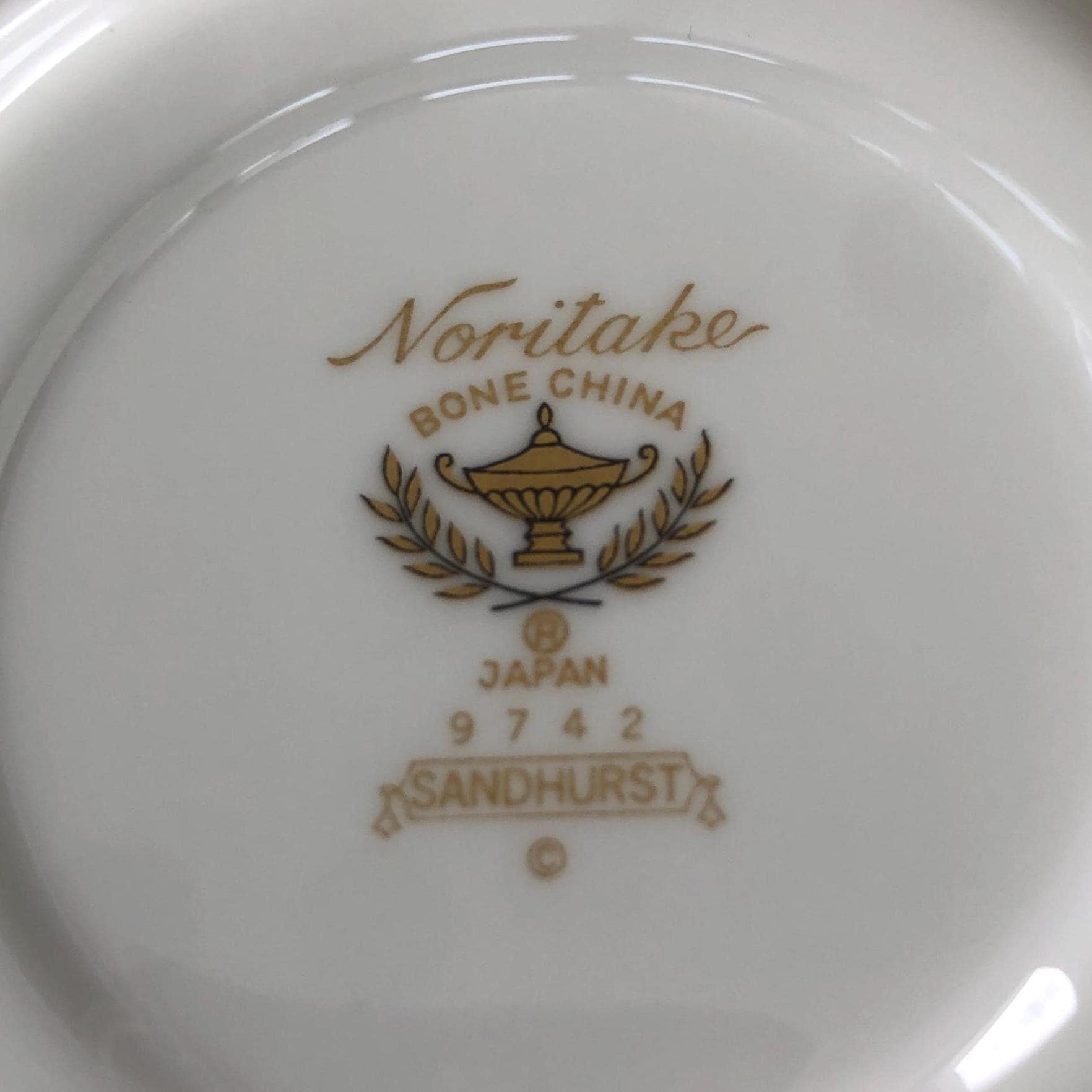 『お宝うー特価』　Noritake 『Posy』　1948年　スープチュリン Noritake BESSIE 5788-28 Pc Set-service for 4-blue Floral