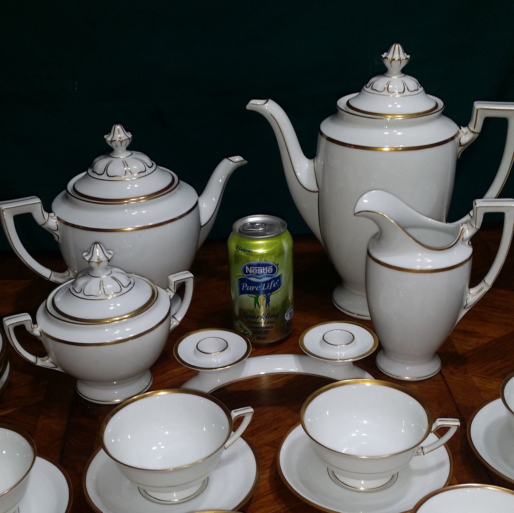 HUTSCHENREUTHER HOHENBERG. Rare Antique Set (1814 - 1914 Bavaria