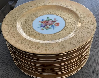Royal Bavarian Hutschenreuther SELB, HUT 660, 22 Carat Gold