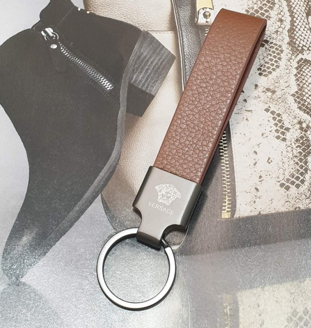 Designer Key Chain/handbag Key Ring/wristlet Leather Key Chain/luxury Designer Key Chain