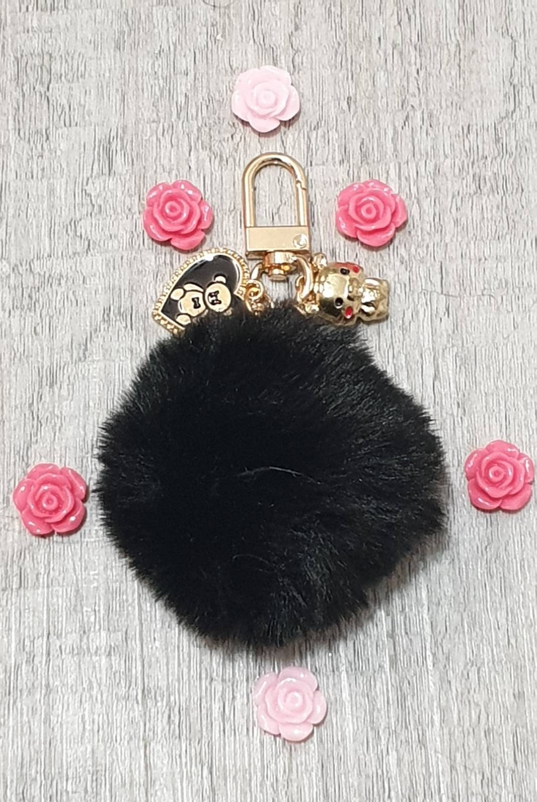 Designer Flower Bag Charm Keychain Wallet Purse Pendant With Coin Holder  And Trinket Mini Coin Charm Bucket Bag Accessory From Boutique6868, $8.21