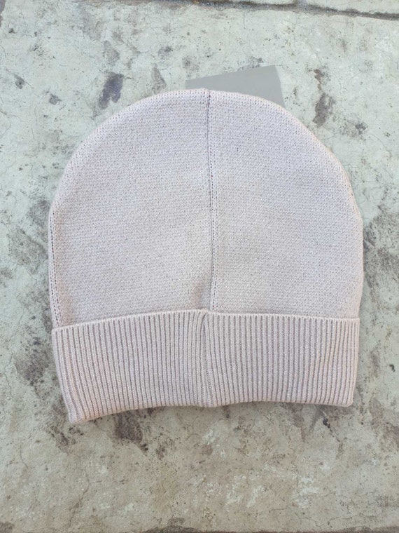 White cheap designer beanie