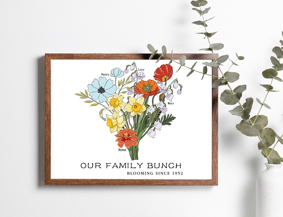 Watercolor Flower Bouquet - Amy Latta Creations