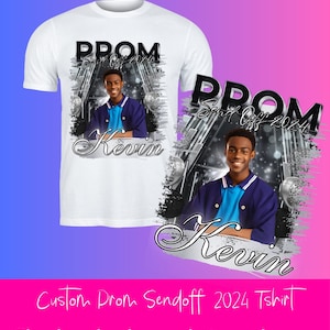 Editable Prom Send Off 2024 Custom T-shirt Design