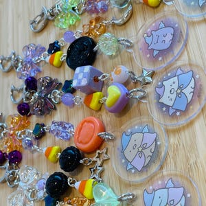 Upcycled Halloween Sumikko Gurashi Keychain / Bag Charm