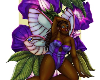Morning Glory Fairy - Print