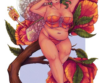 Hibiscus Fairy - Print