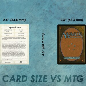 Dnd Bard Spell Cards | Dnd Spellbook | Printable | D&amp;D Accessories ...