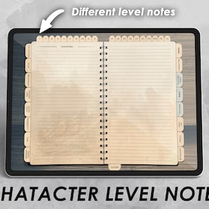 Every level is a unique advanture that is why this journal gives you the possibility to write down those stories. A page for every level, and of course you can expand the space by inputing some blank pages.