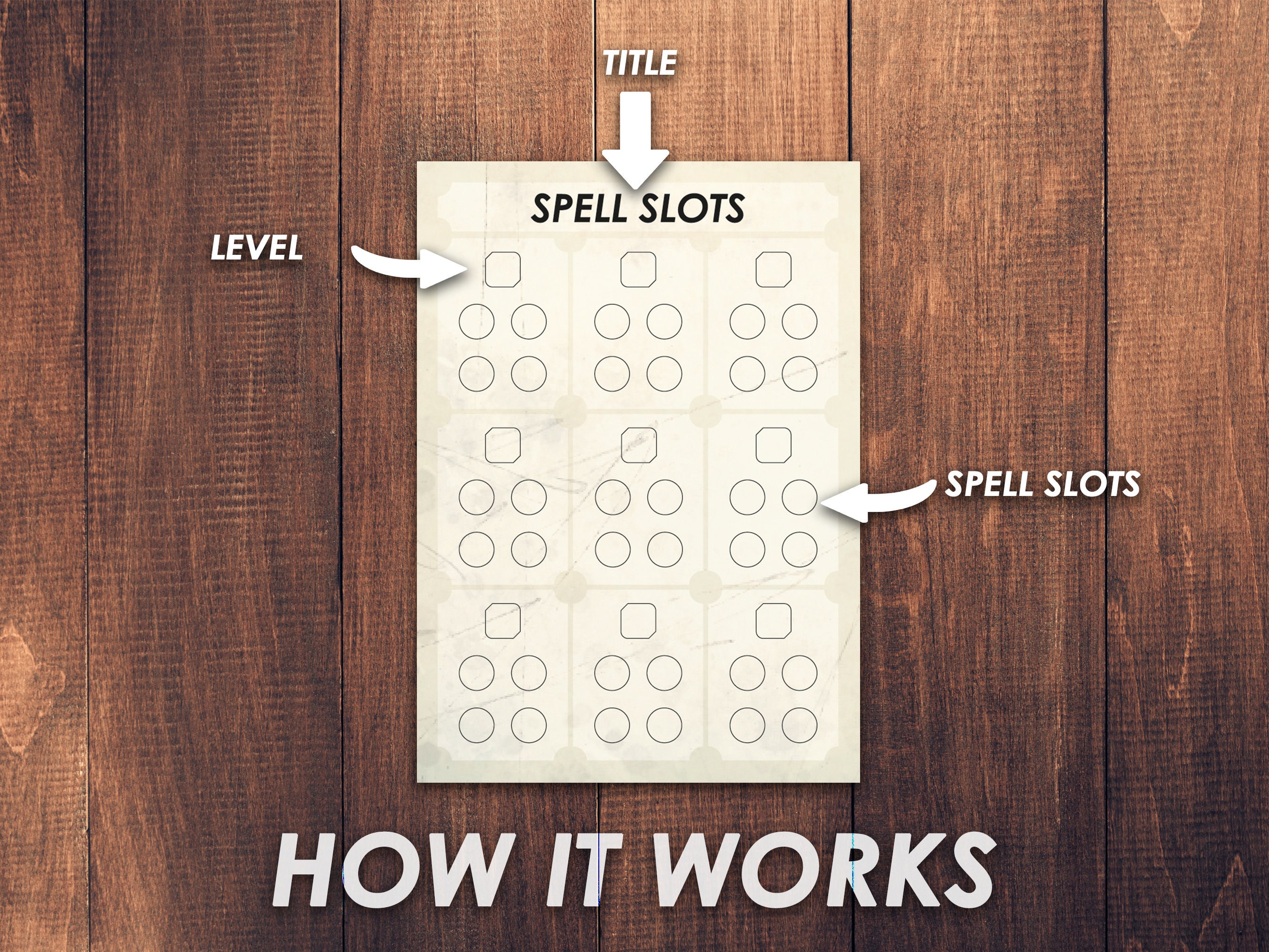 Dnd Warlock Spell Slot Tracker Card Download and Print Etsy UK