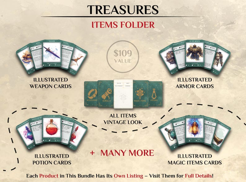 DnD Ultimate Bundle | D&D Dungeon Master Bundle | Whole Store of Dungeons and Dragons | Digital Download folder | D and D 5e 2024 Compatible image 7
