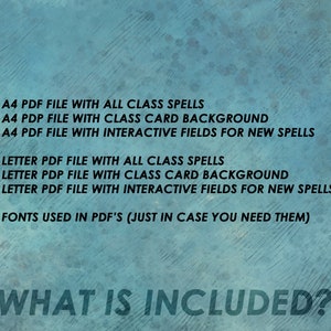Dnd Wizard Spell Cards | Dnd Spellbook | Printable | D&amp;D Accessory ...