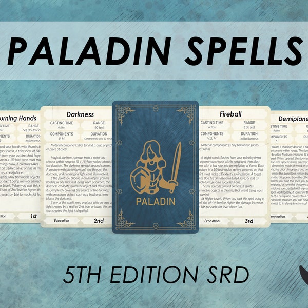 Dnd Paladin Deck Etsy Australia Dnd Paladin Deck Etsy Australia