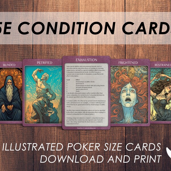 Deck of Many Things 5e Etsy UK