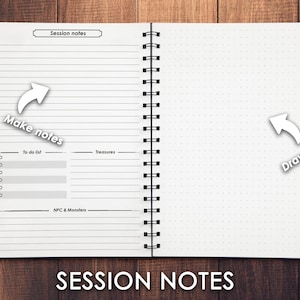 Printable Dnd Character Journal 5e Minimalist | Dnd Character Sheet | D&amp;D Campaign Journal ...