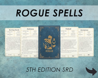 All Arcane Trickster Spell Cards - Etsy