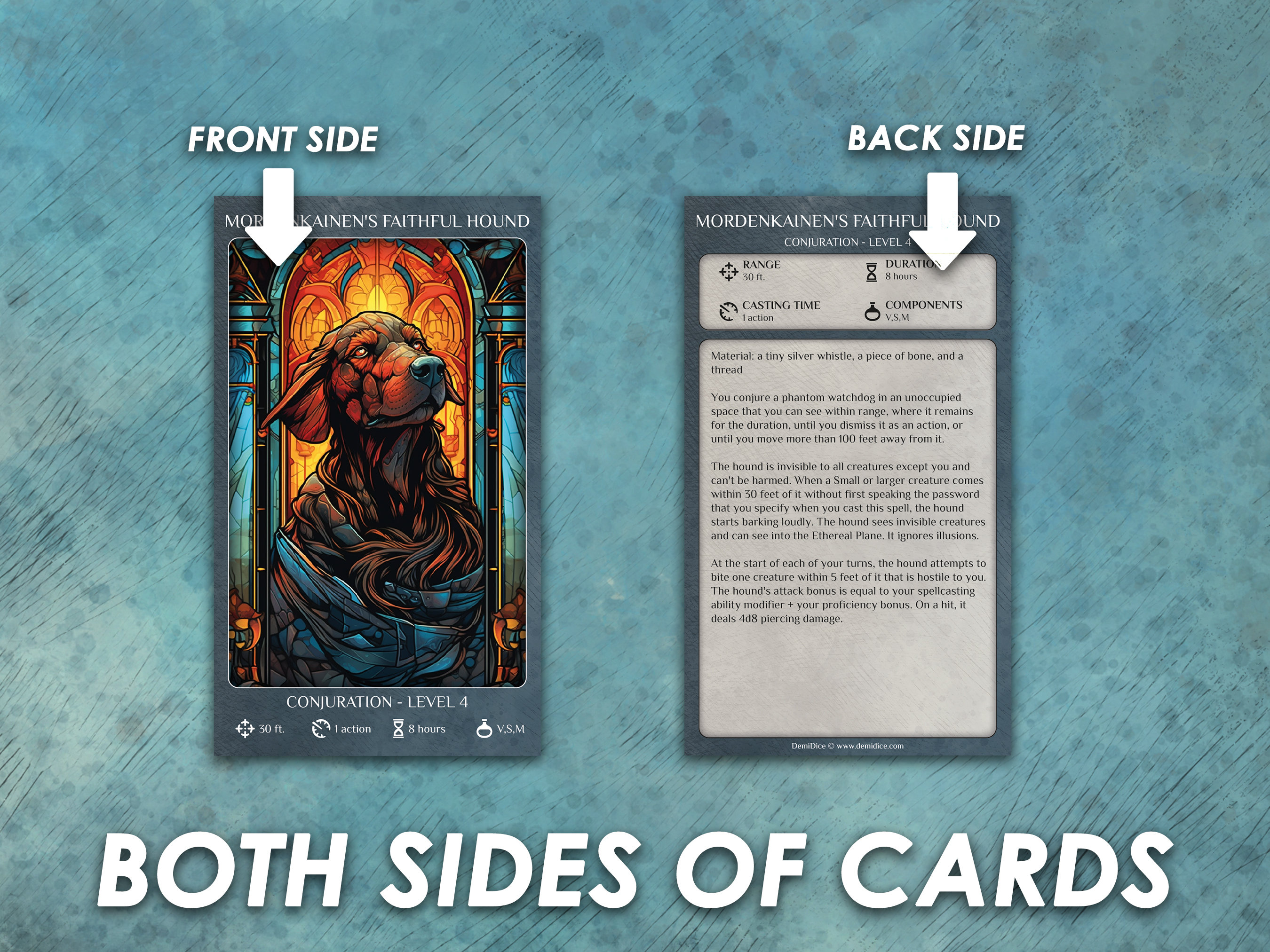 Dnd Fighter Spell Cards: Illustrated 5e Tarot Size (PDF) - Etsy