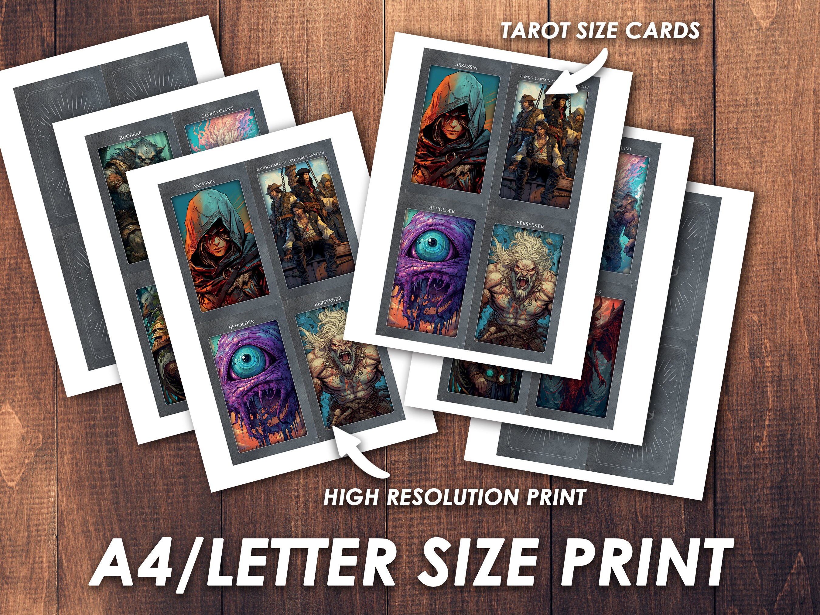 Dnd Deck of Illusions 5e: Illustrated Cards (PDF Download) - Etsy