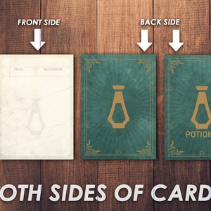 Dnd POTIONS Cards Dnd Healing Potion Printable Dungeons and Dragons ...