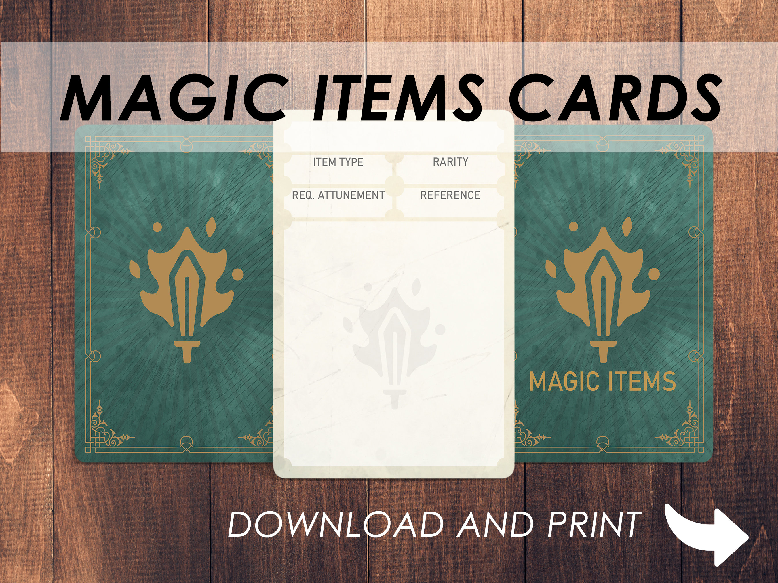 DND Magic Items Cards Download and Print Item Card Deck Etsy DND Magic Items Cards Download and Print Item Card Deck Etsy