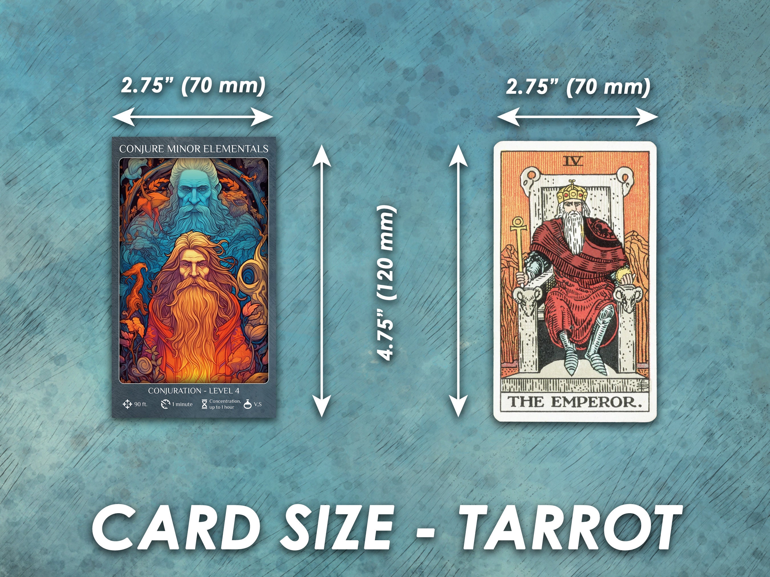 Dnd Fighter Spell Cards: Illustrated 5e Tarot Size (PDF) - Etsy
