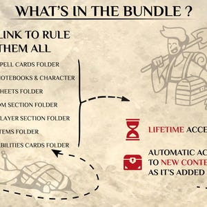 DnD Ultimate Bundle | D&D Dungeon Master Bundle | Whole Store of Dungeons and Dragons | Digital Download folder | D and D 5e 2024 Compatible image 2